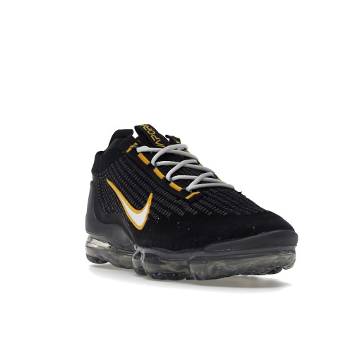 Кроссы Nike Air VaporMax 2021 FK Black University Gold - мужская сетка размеров