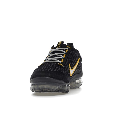 Кроссы Nike Air VaporMax 2021 FK Black University Gold - мужская сетка размеров