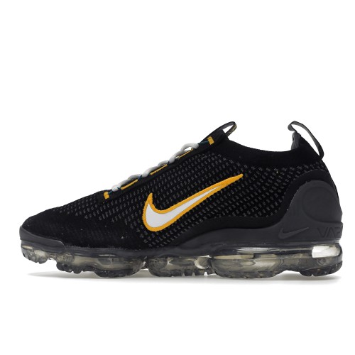 Кроссы Nike Air VaporMax 2021 FK Black University Gold - мужская сетка размеров