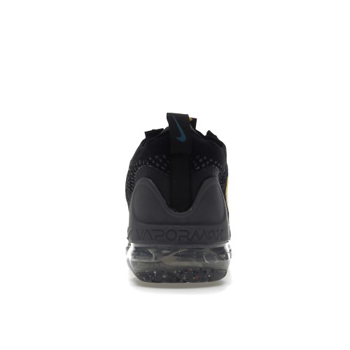 Кроссы Nike Air VaporMax 2021 FK Black University Gold - мужская сетка размеров