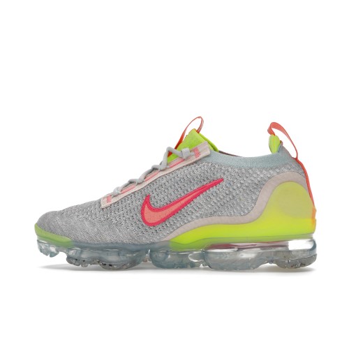 Кроссы Nike Air VaporMax 2021 FK Grey Volt (W) - женская сетка размеров