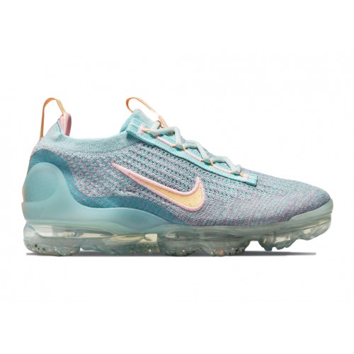 Кроссы Nike Air VaporMax 2021 FK Light Dew (W) - женская сетка размеров