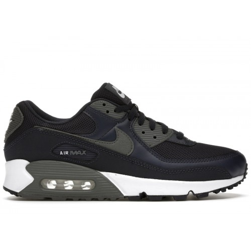 Nike Air Max 90 Obsidian Iron Grey - мужская сетка размеров