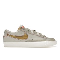 Мужские кроссовки Nike Blazer Low 77 Light Bone Removable Swoosh