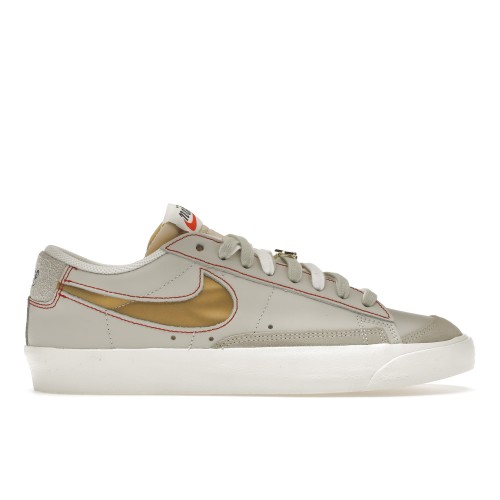 Мужские кроссовки Nike Blazer Low 77 Light Bone Removable Swoosh
