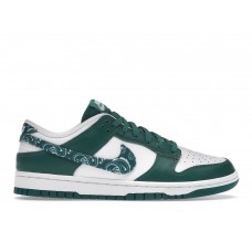 Женские кроссовки Nike Dunk Low Essential Paisley Pack Green (W)