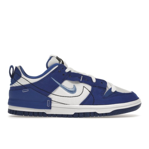 Кроссы Nike Dunk Low Disrupt 2 White University Blue (W) - женская сетка размеров