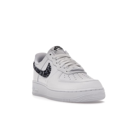 Кроссы Nike Air Force 1 Low 07 Essential White Black Paisley (W) - женская сетка размеров