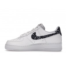 Женские кроссовки Nike Air Force 1 Low 07 Essential White Black Paisley (W)