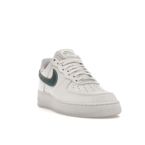 Кроссы Nike Air Force 1 Low Glitter Swoosh Green (W) - женская сетка размеров