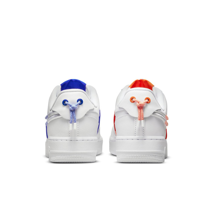 Nike Air Force 1 Low 07 LX White Orange Blue (W) - женская сетка размеров Nike Air Force 1 Low 07 LX White Orange Blue (W) - женская сетка размеров
