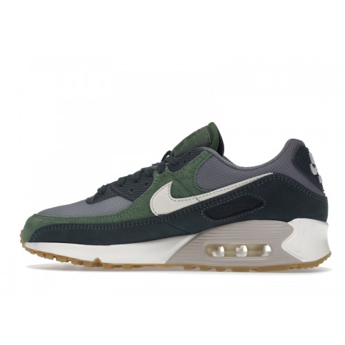 Кроссы Nike Air Max 90 PRM Pro Green Pale Ivory - мужская сетка размеров