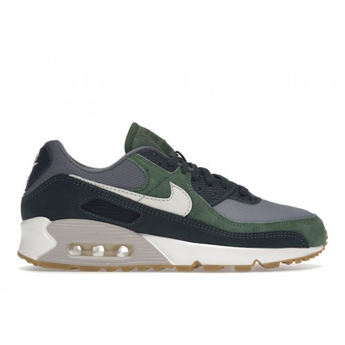 Кроссы Nike Air Max 90 PRM Pro Green Pale Ivory - мужская сетка размеров