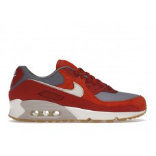 Кроссовки Nike Air Max 90 Premium Gym Red Smoke Grey Gum