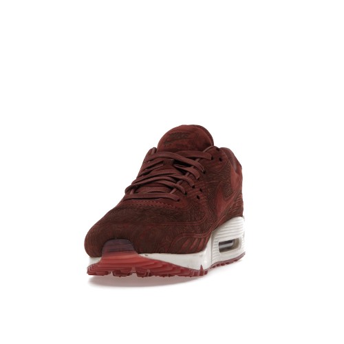 Кроссы Nike Air Max 90 Laser Mahogany - мужская сетка размеров