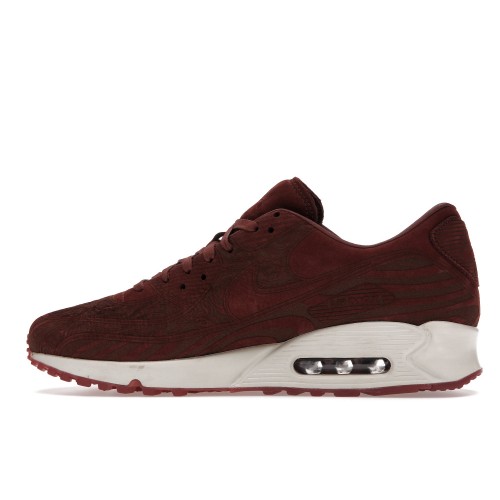 Кроссы Nike Air Max 90 Laser Mahogany - мужская сетка размеров