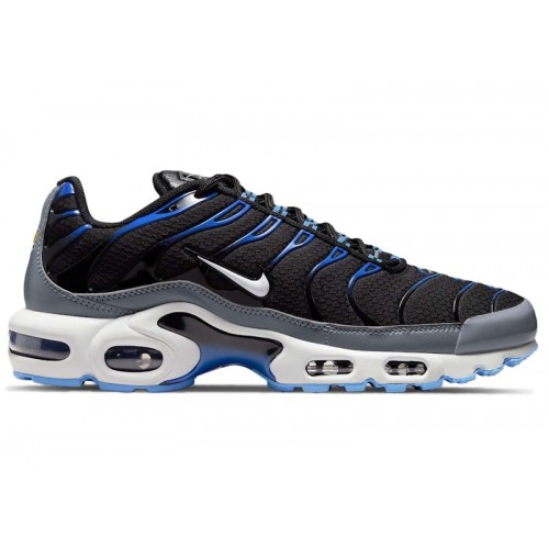 Кроссы Nike Air Max Plus Black Royal Grey - мужская сетка размеров