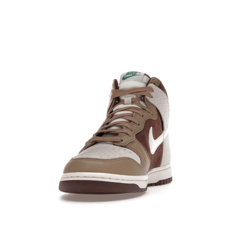 Кроссы Nike Dunk High Light Chocolate - мужская сетка размеров