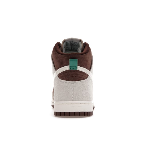 Кроссы Nike Dunk High Light Chocolate - мужская сетка размеров