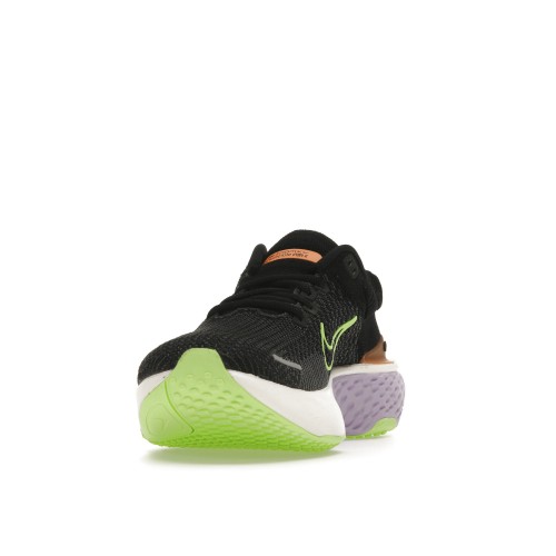 Кроссы Nike ZoomX Invincible Run Flyknit 2 Black Lilac Ghost Green - мужская сетка размеров