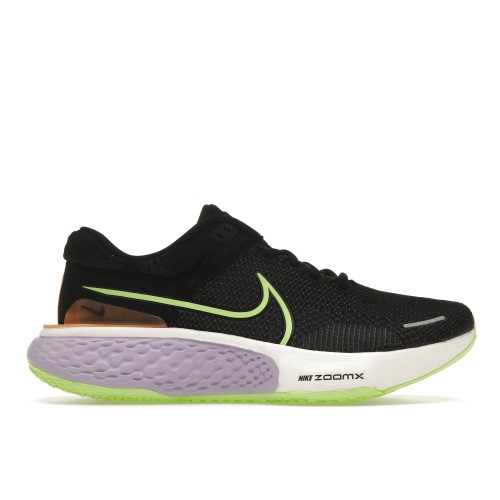 Кроссы Nike ZoomX Invincible Run Flyknit 2 Black Lilac Ghost Green - мужская сетка размеров