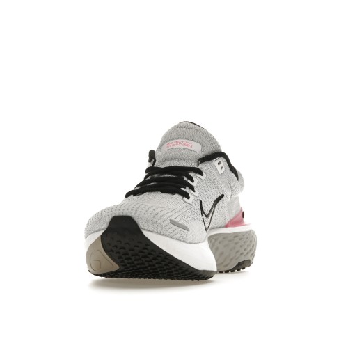 Кроссы Nike ZoomX Invincible Run Flyknit 2 Light Smoke Grey Hyper Pink - мужская сетка размеров