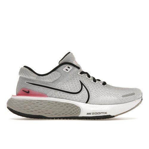 Кроссы Nike ZoomX Invincible Run Flyknit 2 Light Smoke Grey Hyper Pink - мужская сетка размеров
