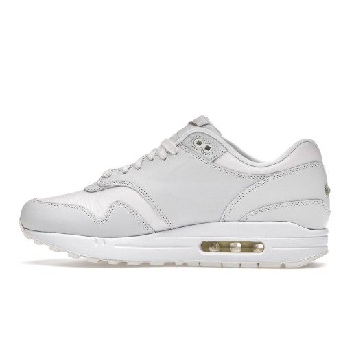 Кроссы Nike Air Max 1 Rub Away White Khaki - мужская сетка размеров