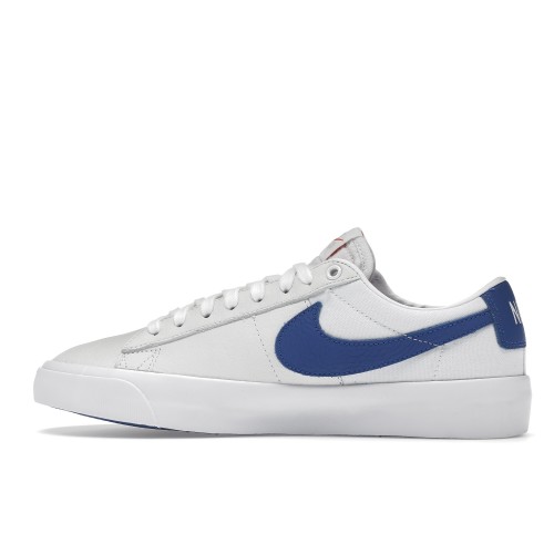 Кроссы Nike SB Zoom Blazer Low GT White Varsity Royal - мужская сетка размеров