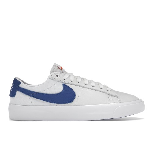 Кроссы Nike SB Zoom Blazer Low GT White Varsity Royal - мужская сетка размеров