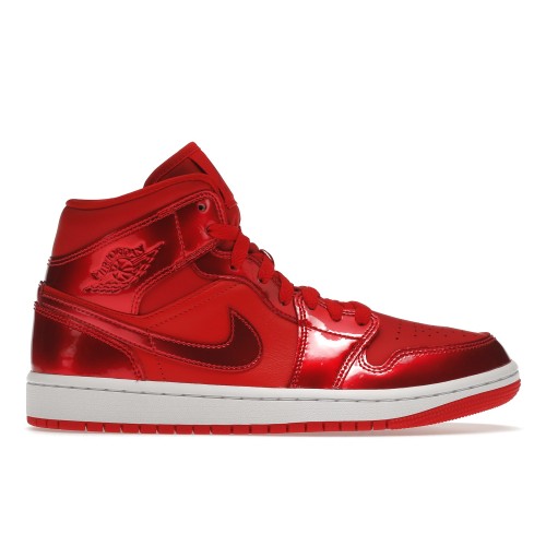 Кроссы Jordan 1 Mid SE Pomegranate (W) - женская сетка размеров