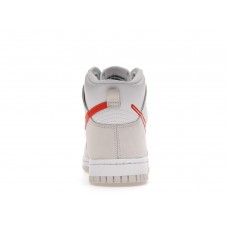 Женские кроссовки Nike Dunk High First Use White Sail Orange (W)