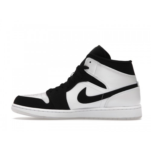 Кроссы Jordan 1 Mid Diamond Shorts - мужская сетка размеров