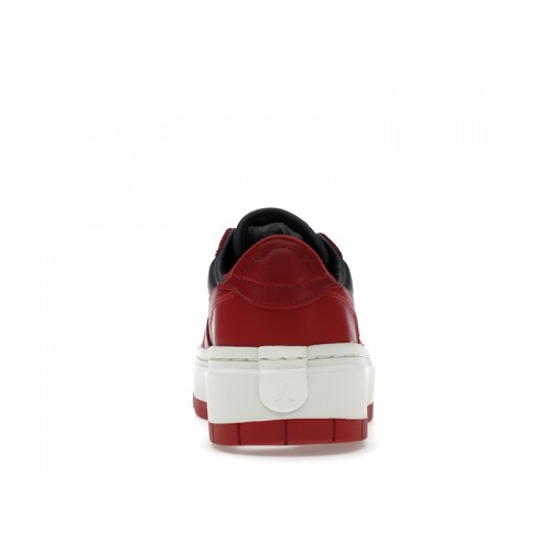 Кроссы Jordan 1 Elevate Low Dark Grey Varsity Red (W) - женская сетка размеров