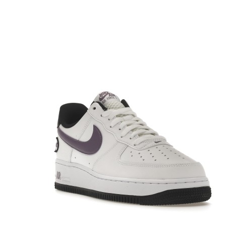 Кроссы Nike Air Force 1 Low Hoops White Canyon Purple - мужская сетка размеров