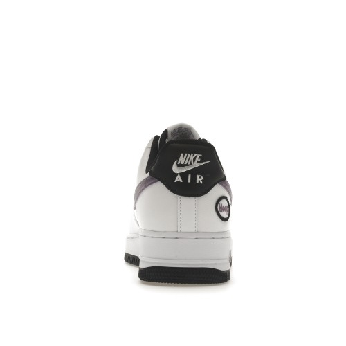 Кроссы Nike Air Force 1 Low Hoops White Canyon Purple - мужская сетка размеров