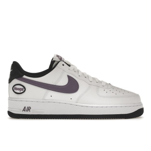 Кроссы Nike Air Force 1 Low Hoops White Canyon Purple - мужская сетка размеров