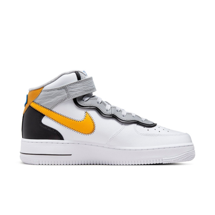 Nike Air Force 1 Mid Athletic Club White Dark Sulfur - мужская сетка размеров Nike Air Force 1 Mid Athletic Club White Dark Sulfur - мужская сетка размеров
