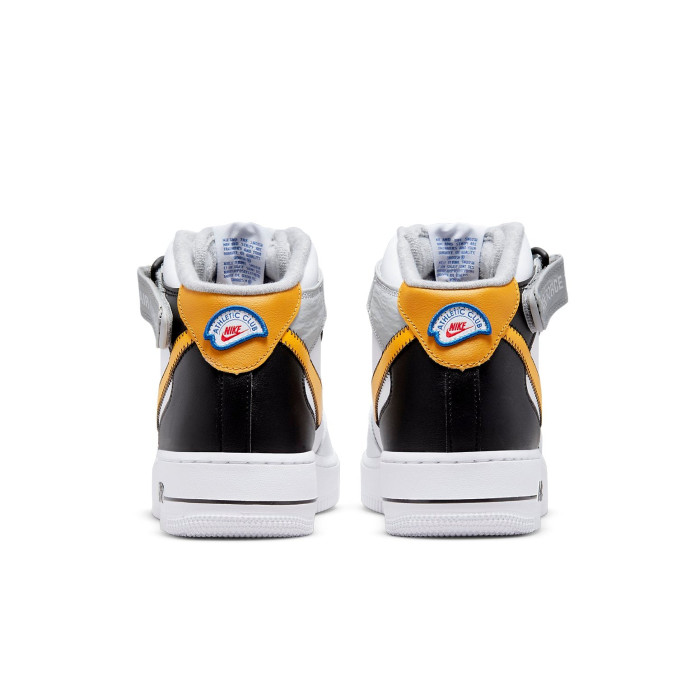 Nike Air Force 1 Mid Athletic Club White Dark Sulfur - мужская сетка размеров Nike Air Force 1 Mid Athletic Club White Dark Sulfur - мужская сетка размеров