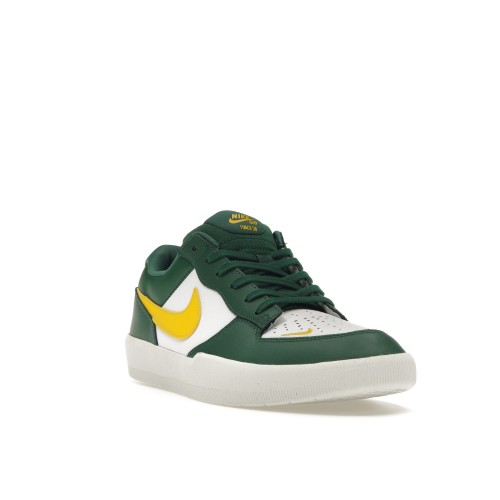 Кроссы Nike SB Force 58 Premium Gorge Green Tour Yellow - мужская сетка размеров