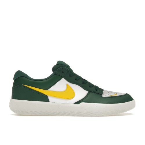 Кроссы Nike SB Force 58 Premium Gorge Green Tour Yellow - мужская сетка размеров