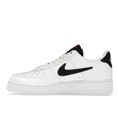 Кроссы Nike Air Force 1 Low Carabiner Swoosh Red - мужская сетка размеров