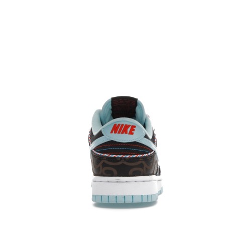 Кроссы Nike Dunk Low SE Barber Shop Black - мужская сетка размеров