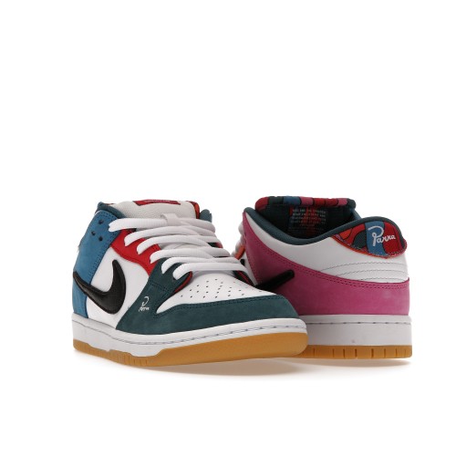 Кроссы Nike SB Dunk Low Pro QS Parra (Friends & Family) (2021) - мужская сетка размеров