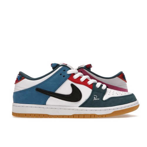 Кроссы Nike SB Dunk Low Pro QS Parra (Friends & Family) (2021) - мужская сетка размеров