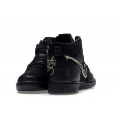 Кроссовки Nike SB Dunk High FAUST Black Gold