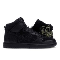 Кроссовки Nike SB Dunk High FAUST Black Gold