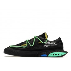 Кроссовки Nike Blazer Low Off-White Black Electro Green