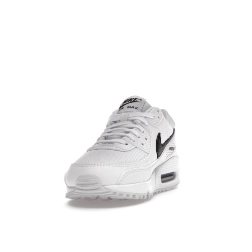 Кроссы Nike Air Max 90 Next Nature White Black (W) - женская сетка размеров