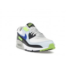 Женские Nike Air Max 90 White Blue Tint Volt (W)